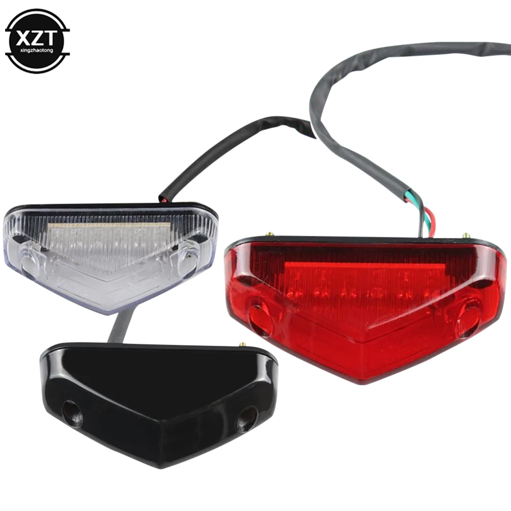 Universal DC 12V 12LED Motorcycle Light Bar Strip Brake Stop Tail Light DRL Indicators For Motorcycle Motorbike ATV Dirt Bike