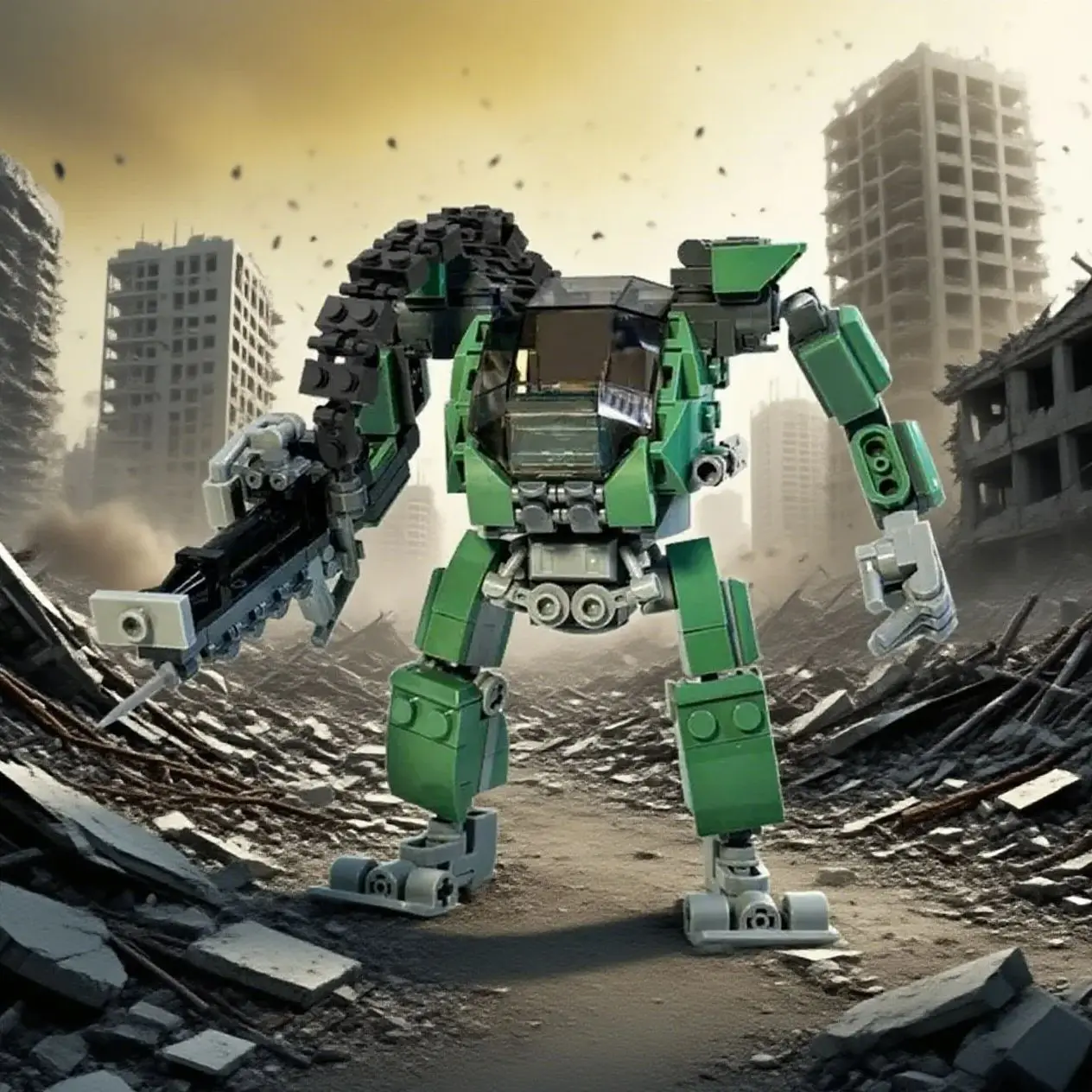 

MOC High-tech Avatars AMP Suit V3 Robot Building Blocks Game Movies Armor Action Figure Model Idea DIY Assemble Toys Kids Gifts