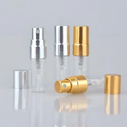 20/50/100pcs 2ml 3ml 5ml 10ml Perfume Bottles Clear Glass Empty Spray Bottle Perfume Atomizer Mini Sample Vial Refillable