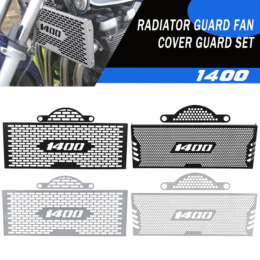 

CNC Aluminum GSX1400 Radiator Guard Fan cover Guard Set Motorcycle FOR SUZUKI GSX1400 GSX 1400 2002-2005-2006-2007 Accessories