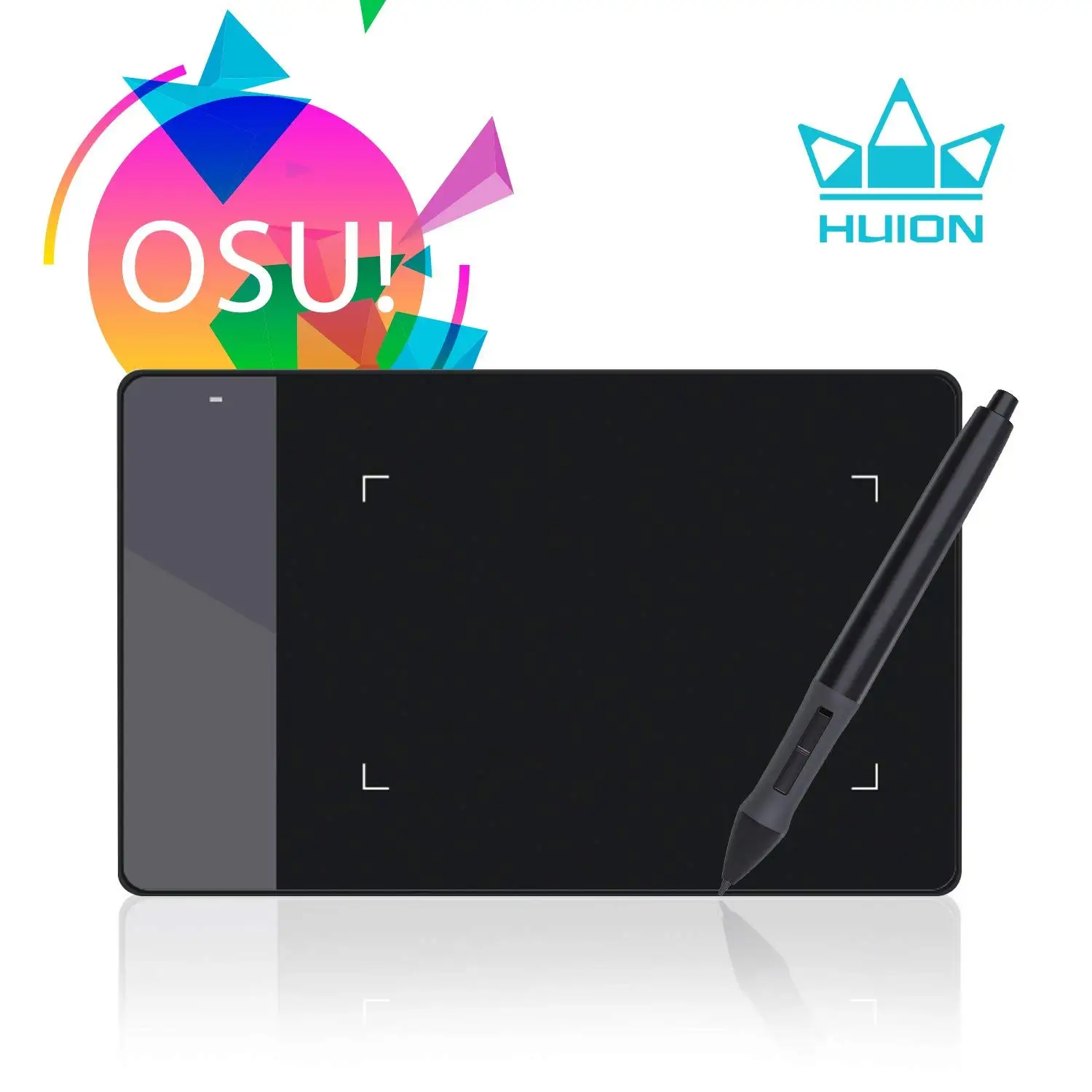 HUION 420 4' Graphic Digital Tablets Professional Signature Drawing Tablets Handwriting Tablet OSU Black 2048 Levels 176 X 111mm