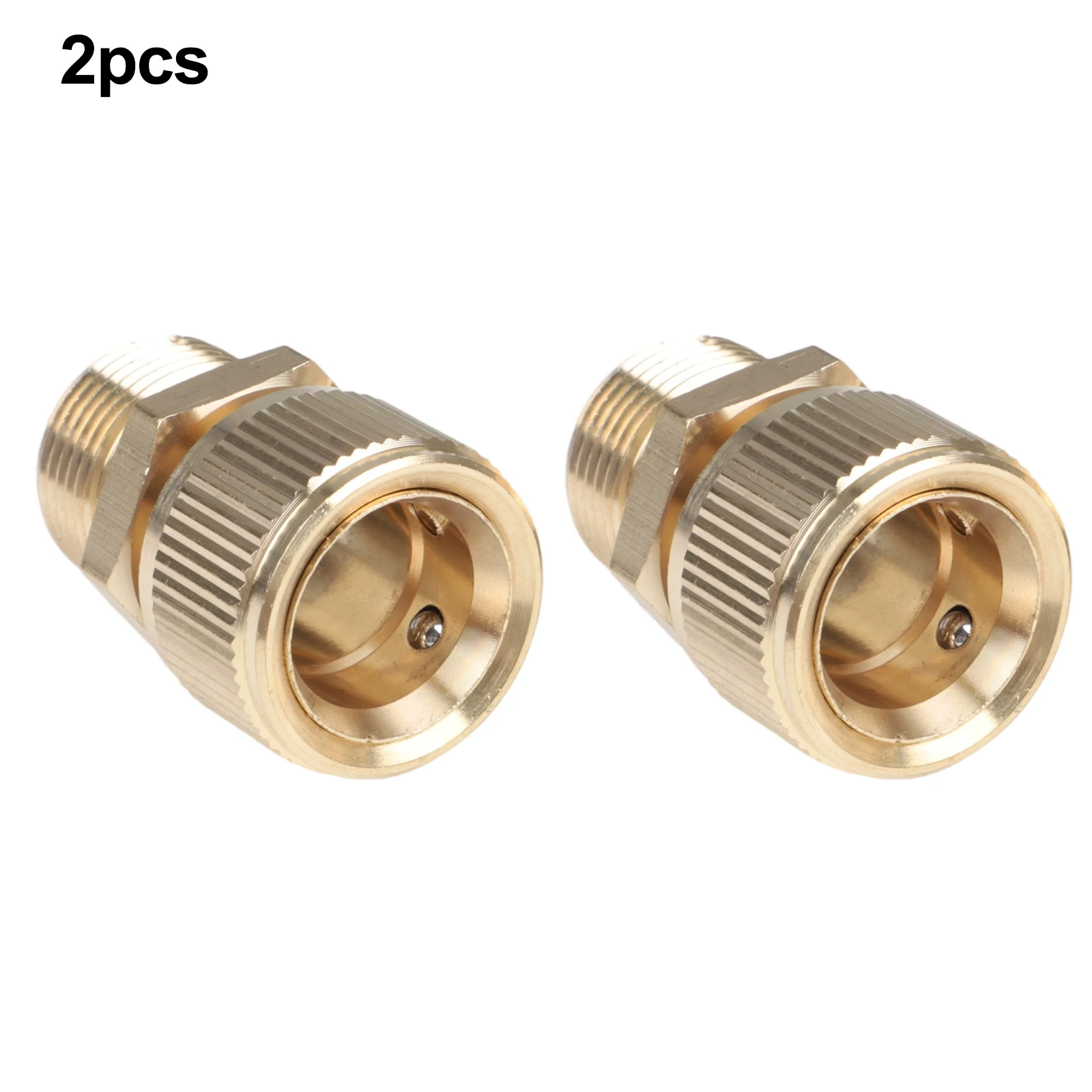

2pcs Copper External Thread 22*1.5 Joint Cleaning Machine Water Pipe Joint Gardening Tools Replacement Garden Power Tool Parts