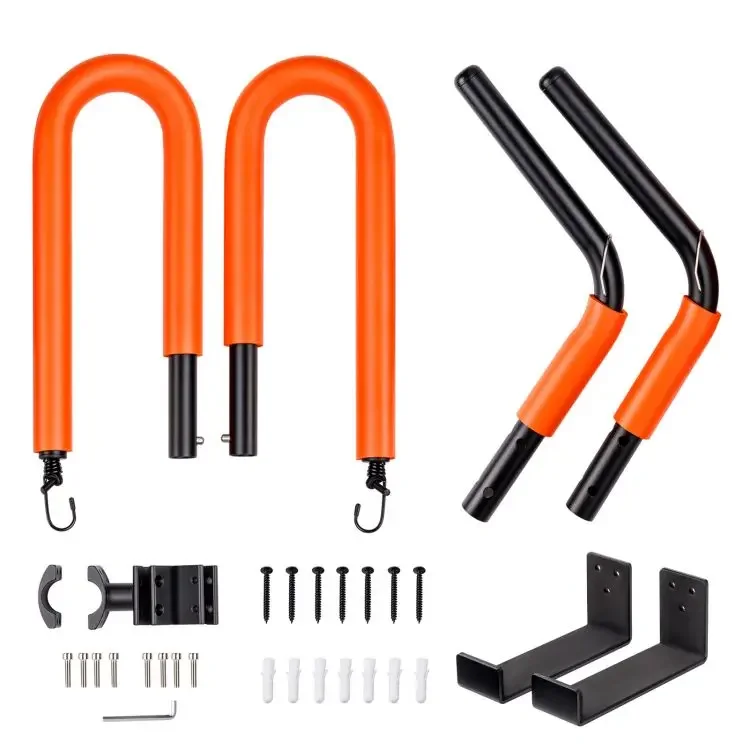 

Bicycle Surfboard Racks Bicycle Surfboard Hanger Wall Mount Surfboard Rack Set (Orange)