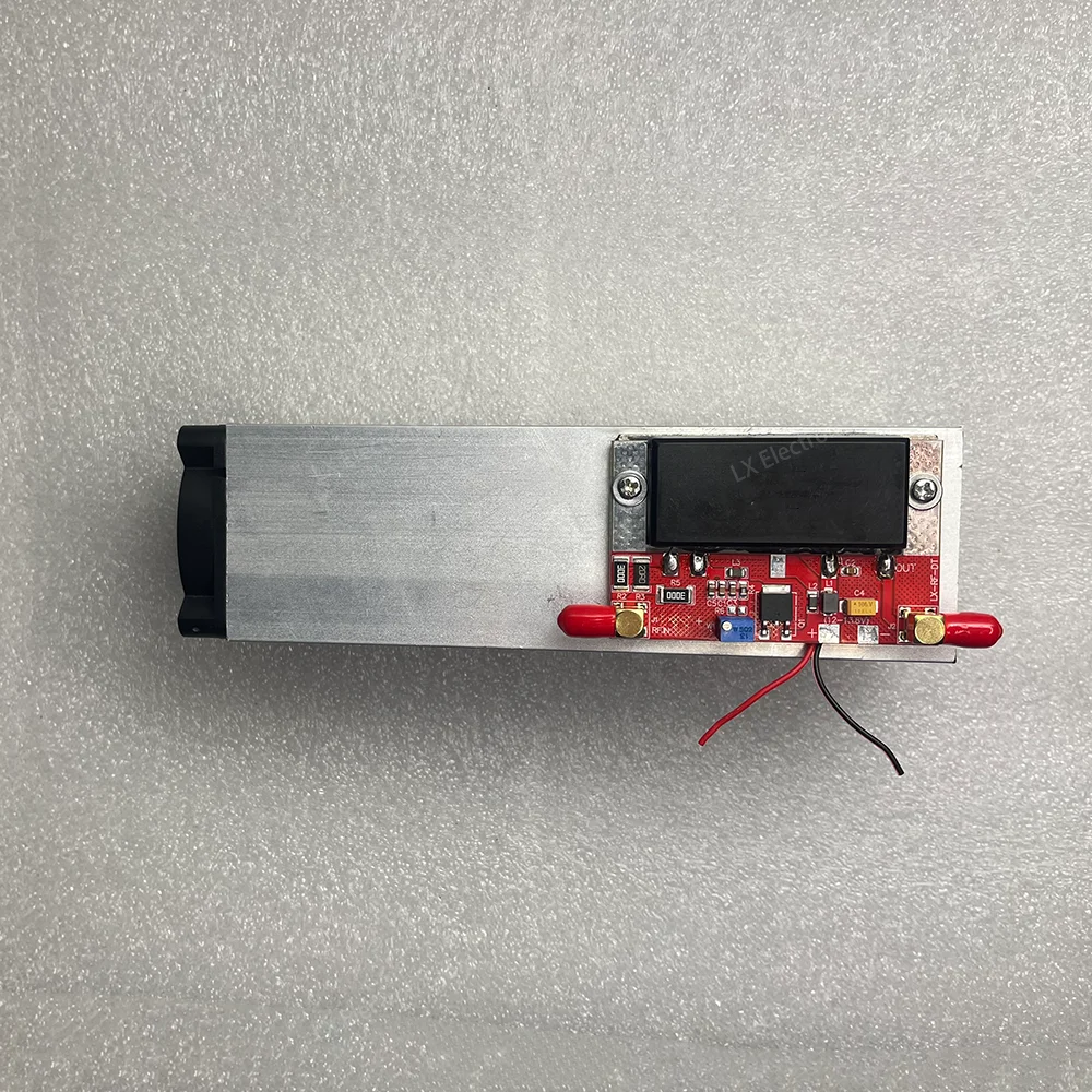 1pcs RF Power Amplifier  Input ≤200mW, Output≥ 25W. Frequency 87–108MHz, DC 24V. High gain