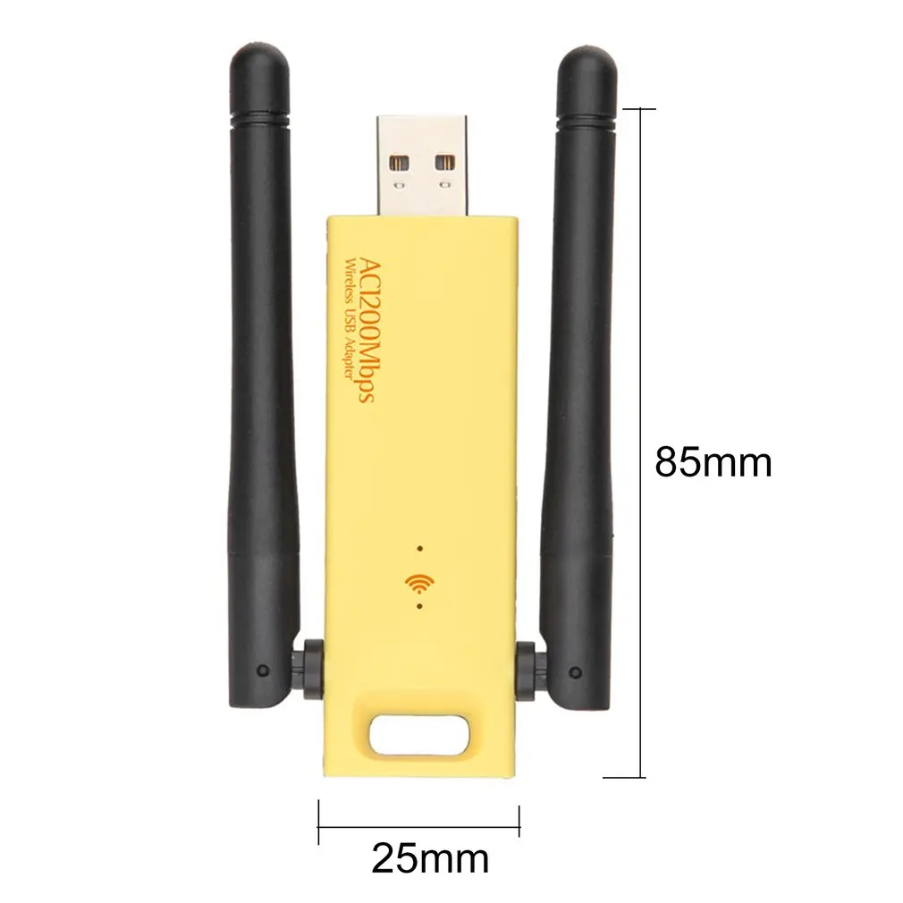 Realtek RTL8812AU/RTL8812BU Dual Band 1200mbps Wireless USB Wifi Network Adapter Antenna Laptop Ethernet 1000M Ethernet External