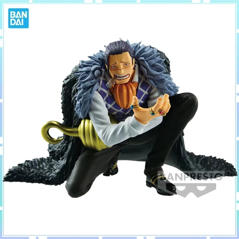 

Bandai Original Banpresto Anime One Piece BRC Battle Record Sir Crocodile PVC Action Figures Collectible Model Toys