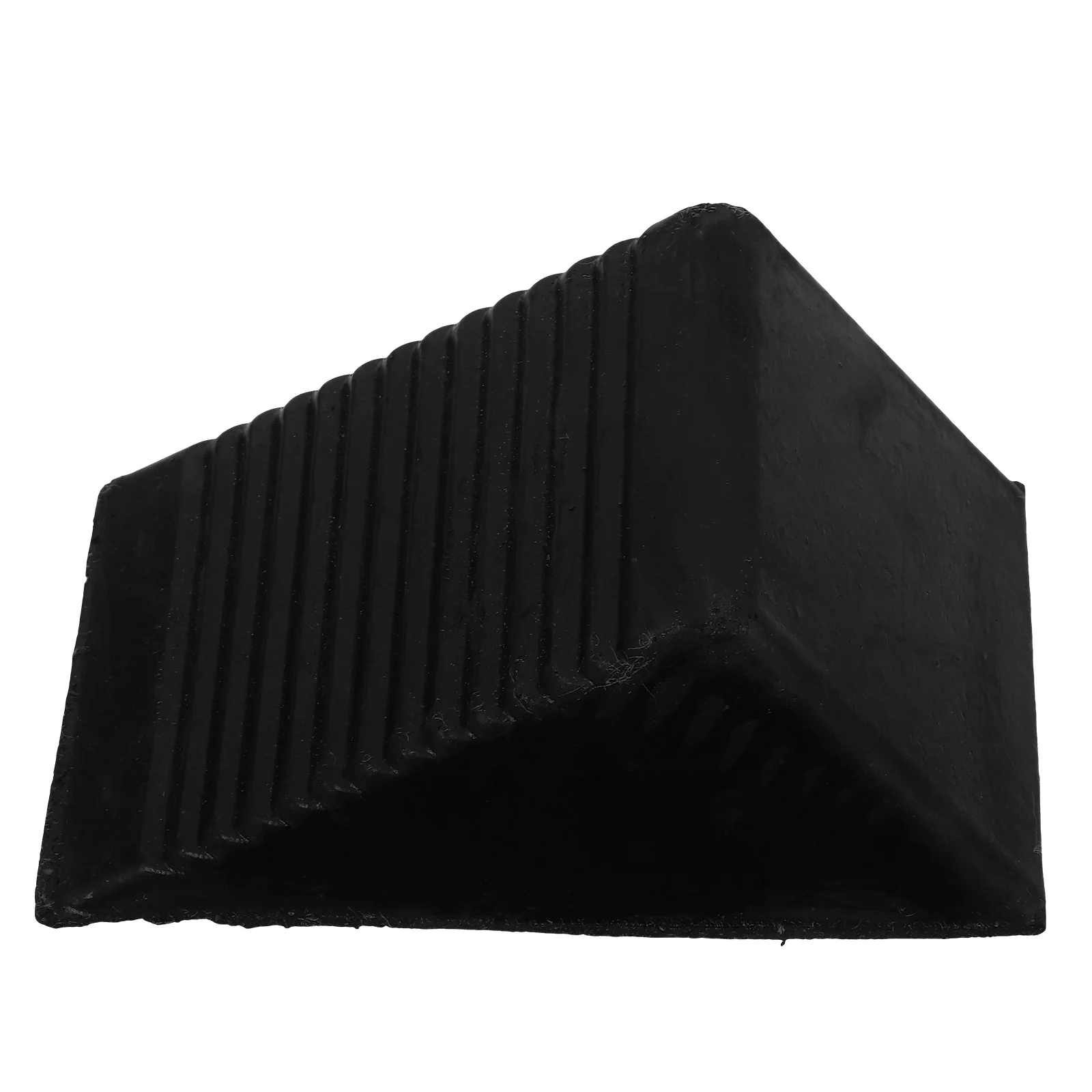 

1pc Wheel Ramp Pad Car Tire Parking Block Chocks Truck Accessories Stop Control Tire Triangle Pad Rubber Durable Non Slip Heavy