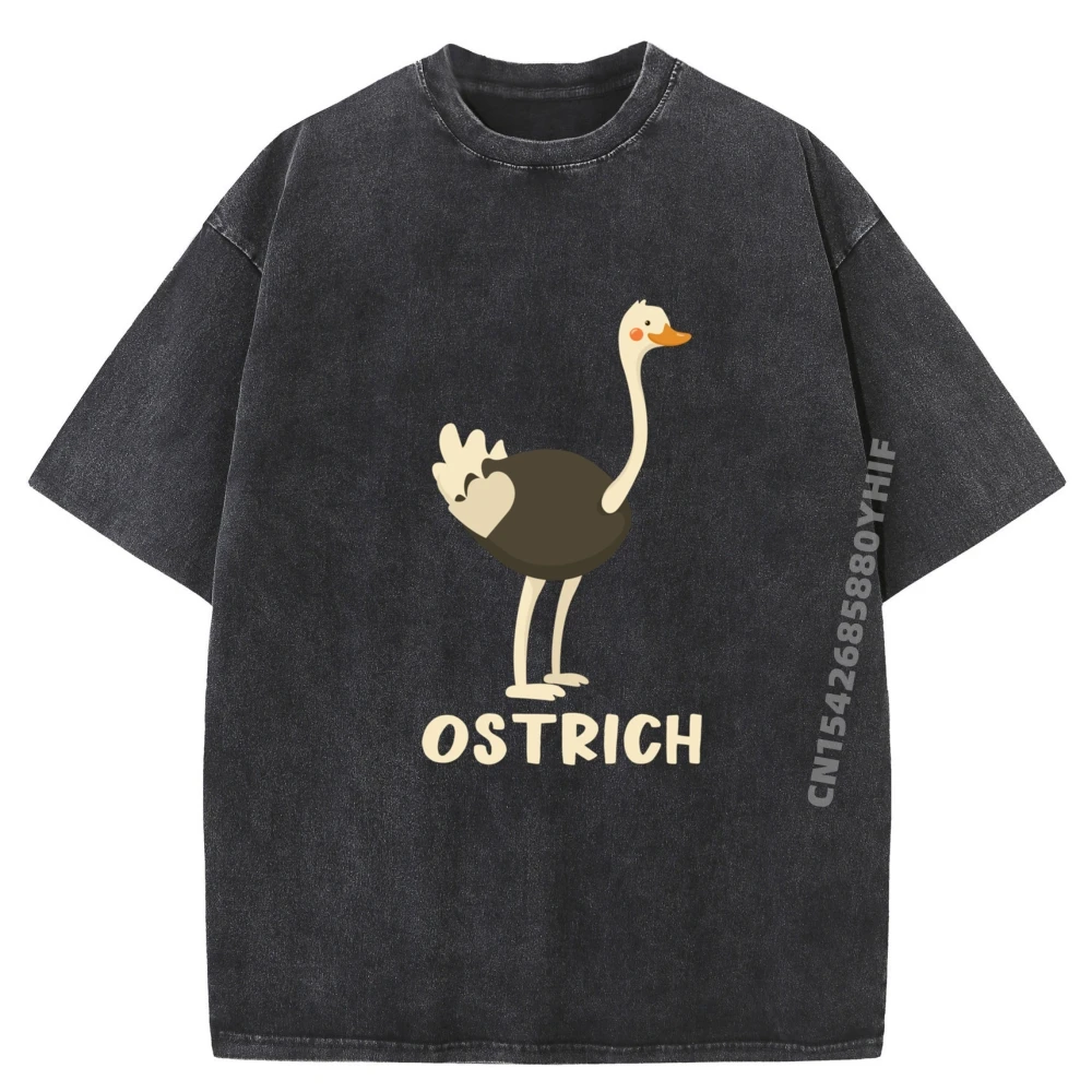 

Normal Kids Ostrich For Or Girls women's Men Printed T-shirt Comfortable Funny Tees Mens Gift Graphic Tees Youth Men's Clothing
