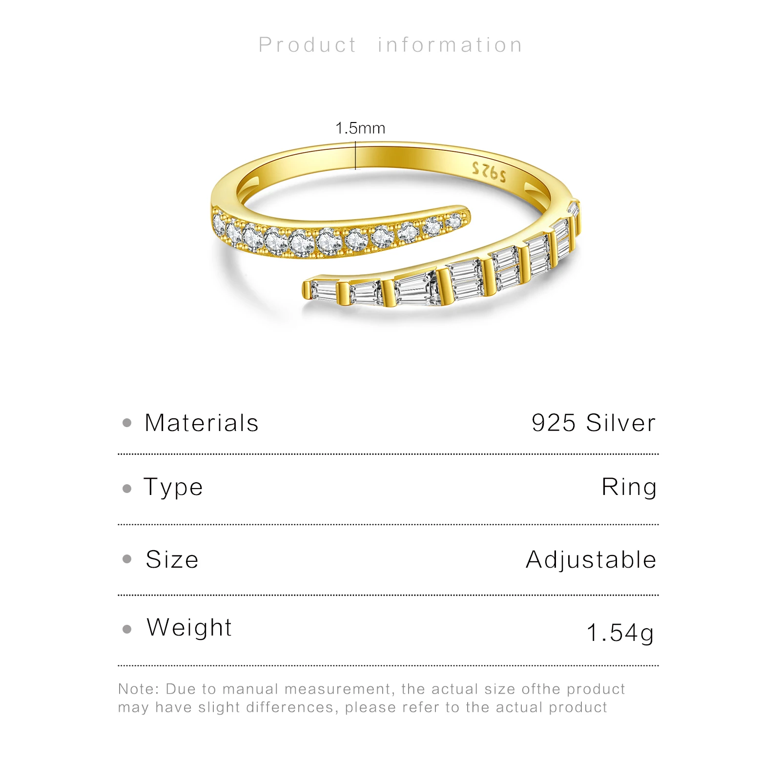 ANDYWEN Women 100% 925 Sterling Silver Resizable Ring 2024 Fine Jewelry Anniversary Wedding Party Jewelry