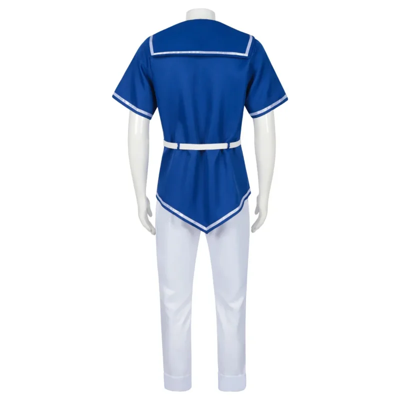 Anime Oshi No Ko Hoshino Akuamarin Cosplay Costume School Uniform Aqua Wig Halloween Role Play Outfit Men Boy Summer Clothing OI
