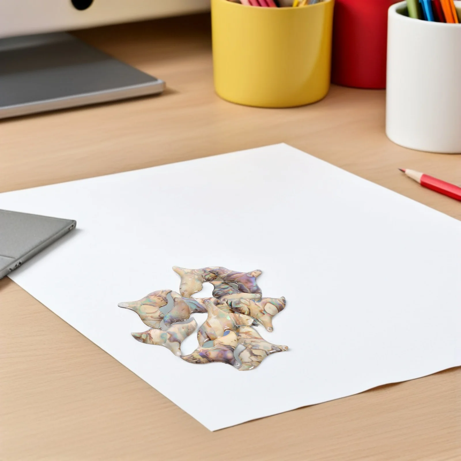 

10 Pcs Pendant Mermaid Necklace Accessories Women Necklace Accessories Abalone Mermaid DIY Colorful Chain Jewelry