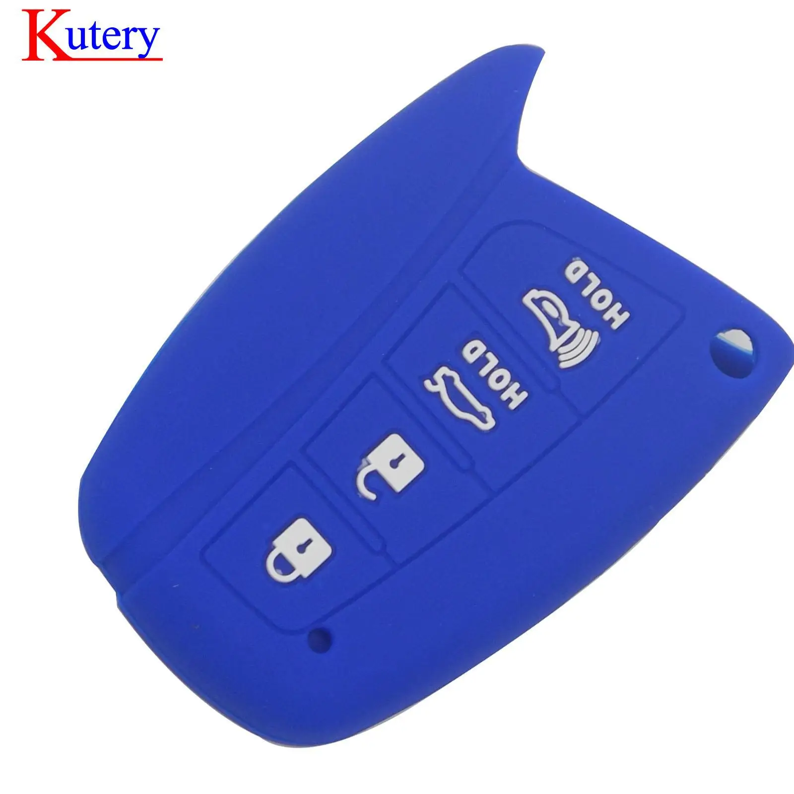 jingyuqin 4 BTN Silicone Remote Car Key Case Cover For Hyundai Santa Fe Ix45 2013-2015 Genesis Equus Azera Protect Replacement