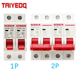 1P 2P Dual Power Manual Transfer switch Circuit Breaker MCB 50HZ/60HZ 400~  6A 10A 16A 20A 25A 32A 40A 50A 63A
