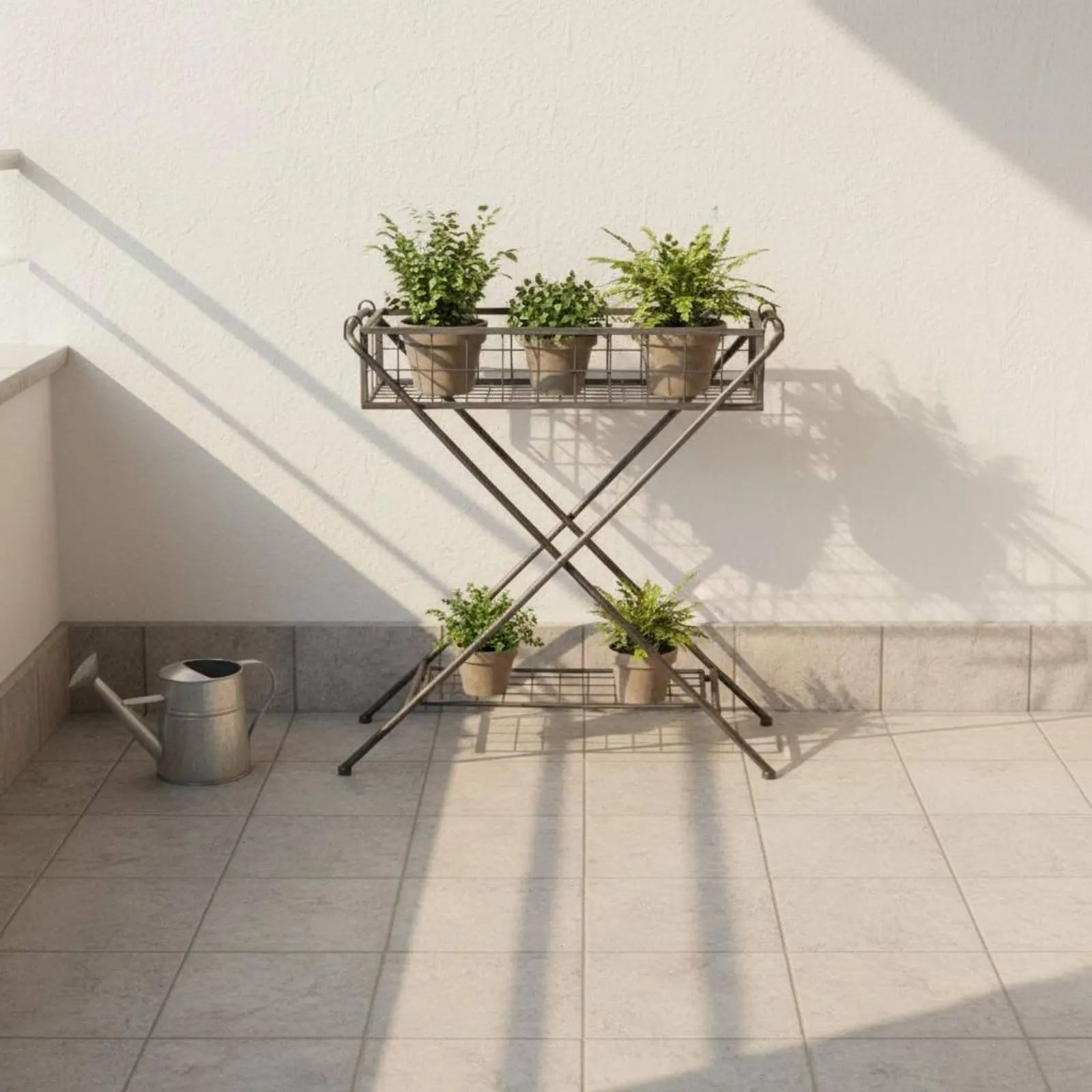 double-layer-standing-rack-nordic-design-narrow-2-tier-shelf-iron-display-stand-decorative-narrow-shelf-organizer-space-saving