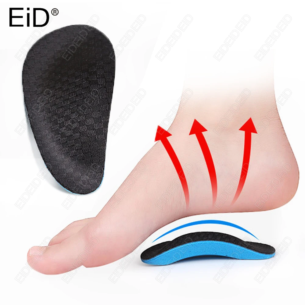 EVA Soft Flat Arch Support Half Pad für den Sport, lindert Fußschmerzen und verbessert die Körperhaltung für Sportbekleidung, Schuheinlage-Zubehör