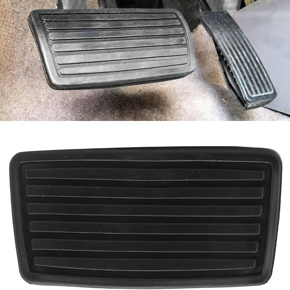 Replacement Part Brake Pedal Pad Black Anti-Slip Texture Clutch Pedal Pad Manual Pedal Cover For Manual Transmission