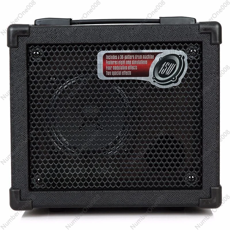 [Factory Price Wholesale] DC-15 Electric Guitar Loudspeaker Box Comes with Effector Drum Machine Rhythm