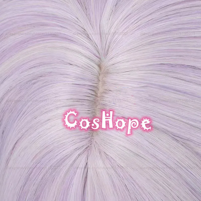 Kirigiri Kyoko 80cm Long Light Purple Wig Anime Cosplay Heat Resistant Synthetic Hair
