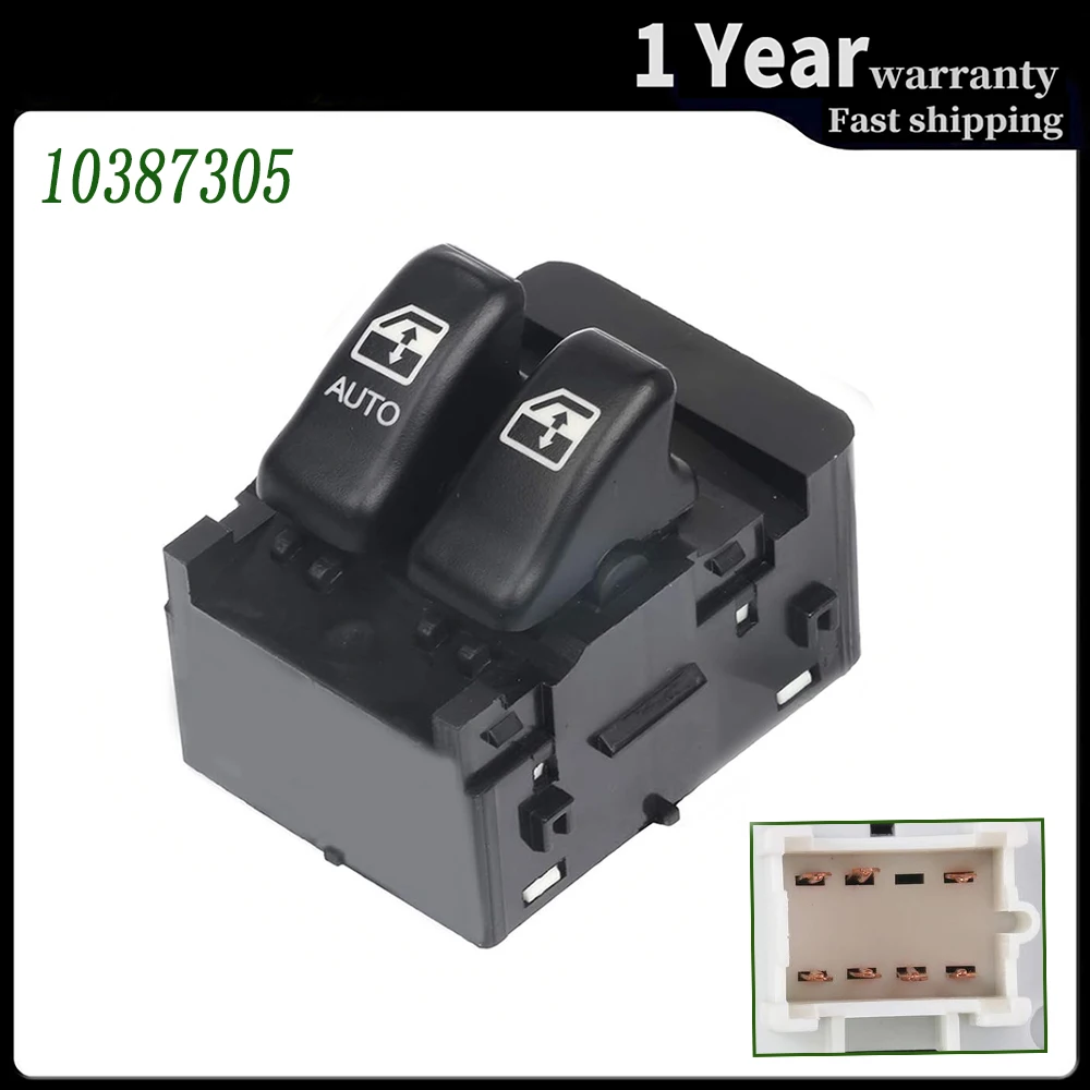 Interruptor de elevalunas delantero izquierdo para coche Chevrolet Venture Oldsmobile, 10387305, 10419308