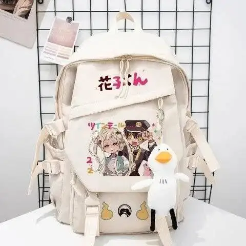 

Anime Game Jibaku Shounen Toilet-Bound Hanako-Kun Student Teens School Bags Large Capacity Backpacks