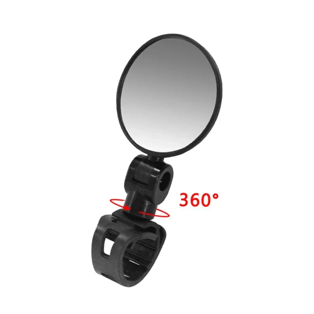 

Reflector Rear View Mirror Replacement Wear-resistance For 22-32MM Handlebar 360 Rotatable Bicycle Black Cycling