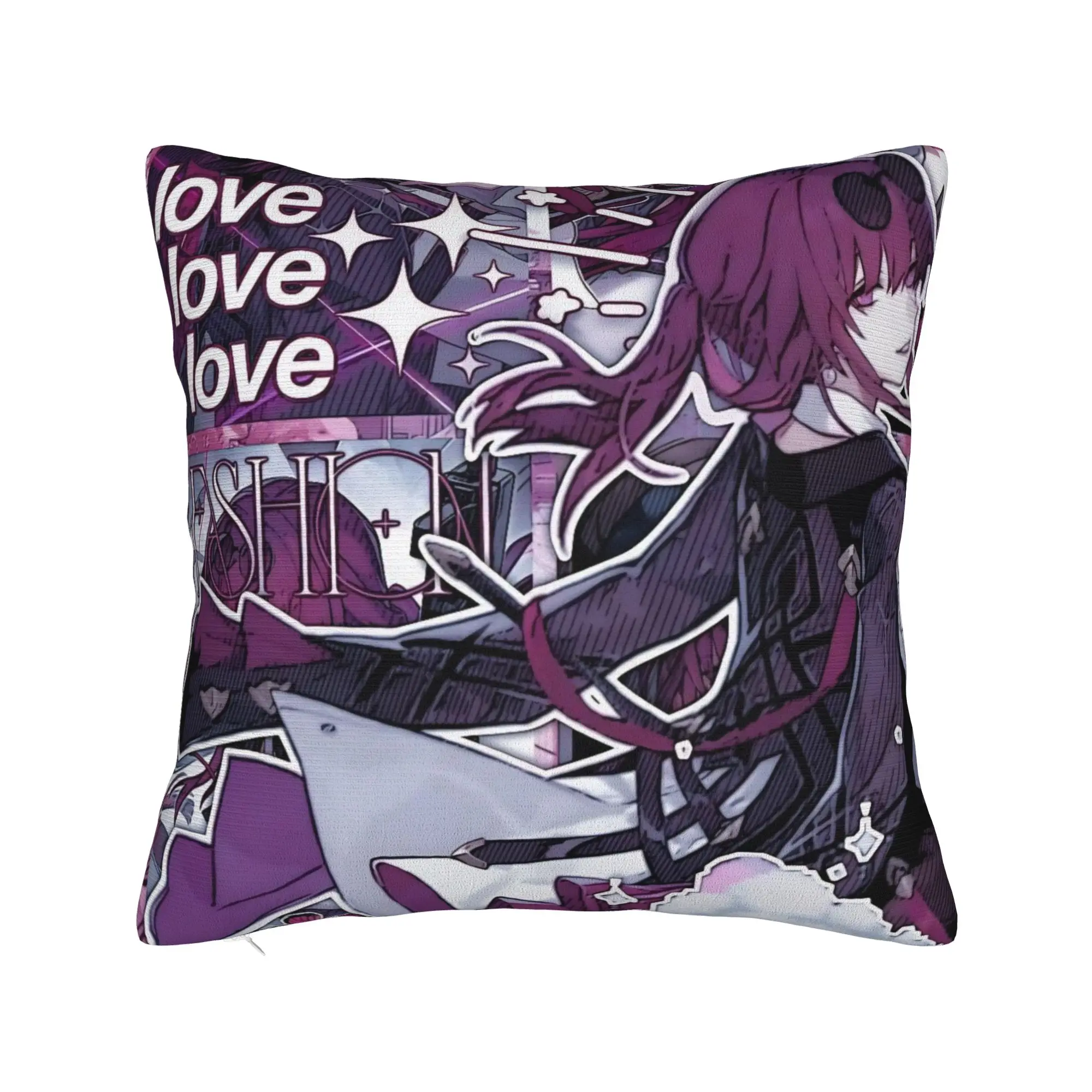 Decorative Pillow Cover Honkai Star Rail Accessories Chair  Pillow Case Cover Square Multi-Size