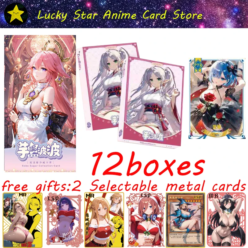 Anime Goddess Story Collection Card The second series of popsicles: taro pops Girls Party Swimsuit Bikini Feast Booster Box