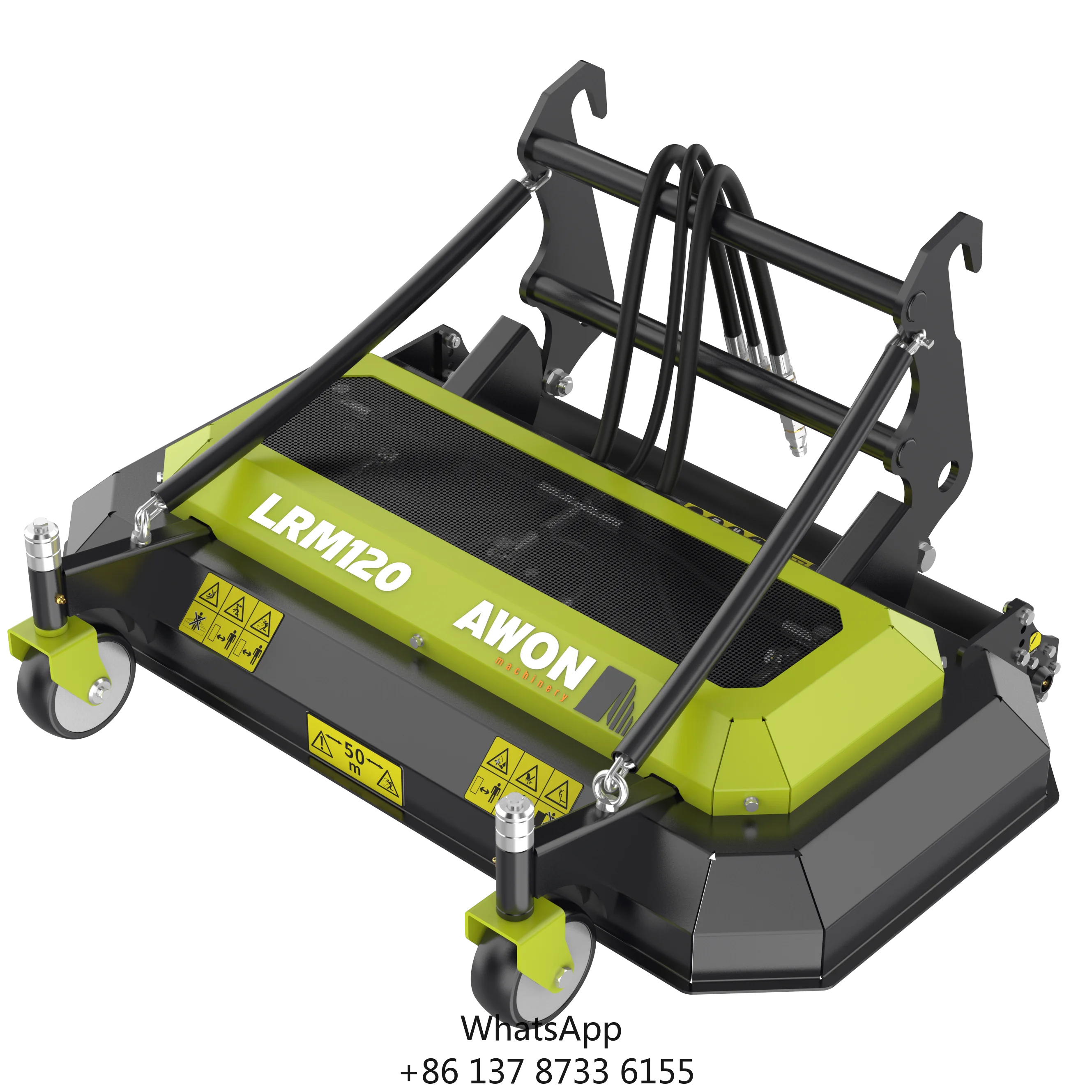 

AWON LRM120 Full Hydraulic 2000r/min Mower Mulcher For Loader Mowing Weeds