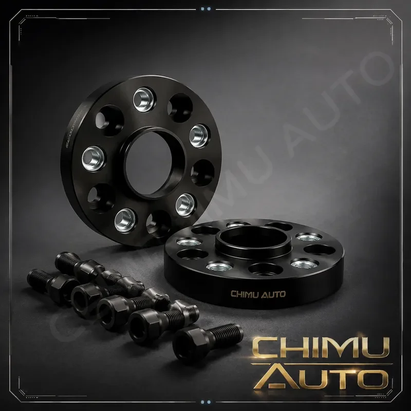 【CHIMU AUTO】 Aluminum Wide Flange Wheel Hub Spacer for Ghibli Quattroporte Levante High Strength Reinforced