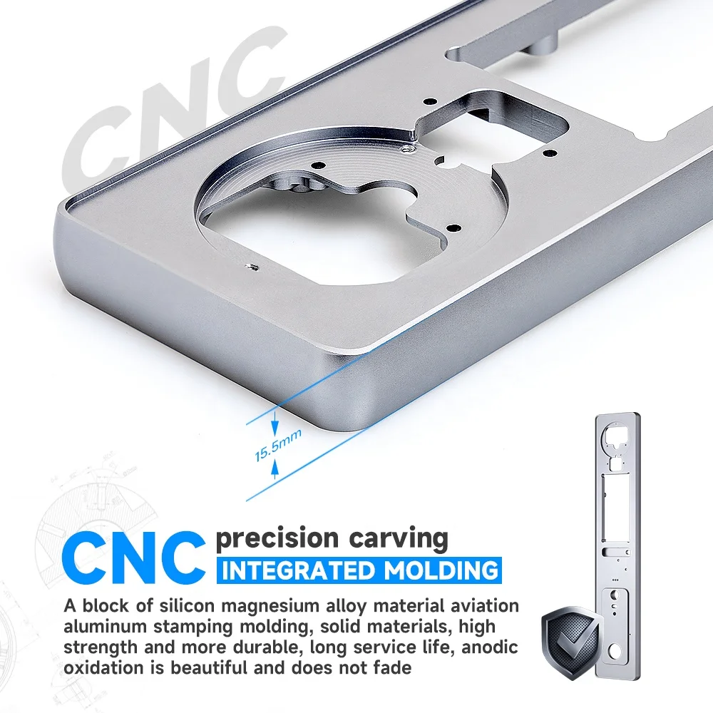 Samunix มาใหม่ล่าสุดประตูล็อคอัจฉริยะอินเตอร์คอมแบบเรียลไทม์3D ดิจิตอลลายนิ้วมืออัจฉริยะ