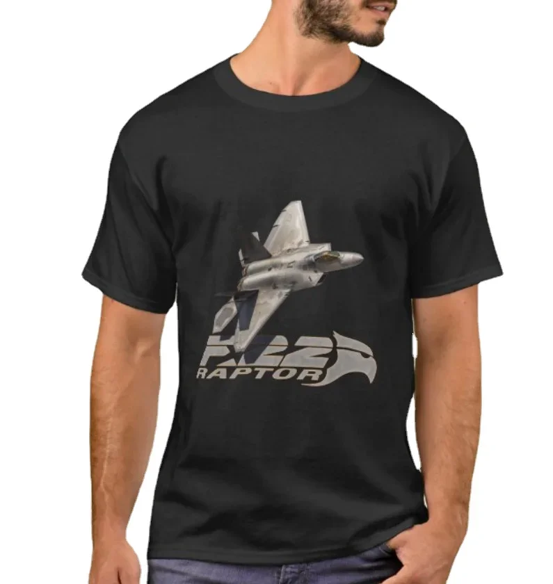 F-22 Raptor Stealth Fighter T-Shirt. Summer Cotton Short Sleeve O-Neck Mens T Shirt New S-3XL