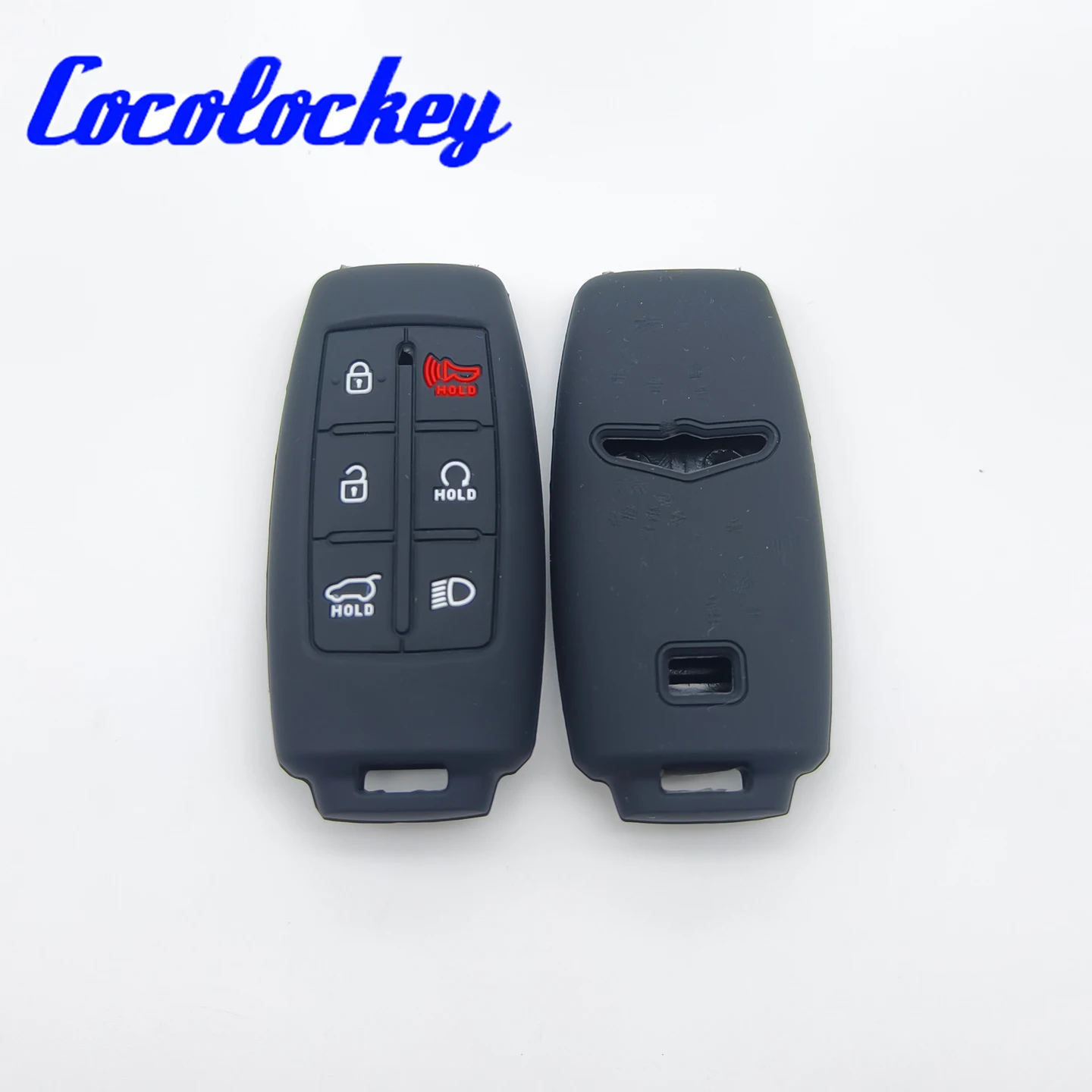

Силиконовый чехол-накладка Cocolockey для ключа-пульта Hyundai Genesis G70 G80 G90 GV70 GV80 GV90, 6 кнопок, автомобильные аксессуары, 2 шт./лот