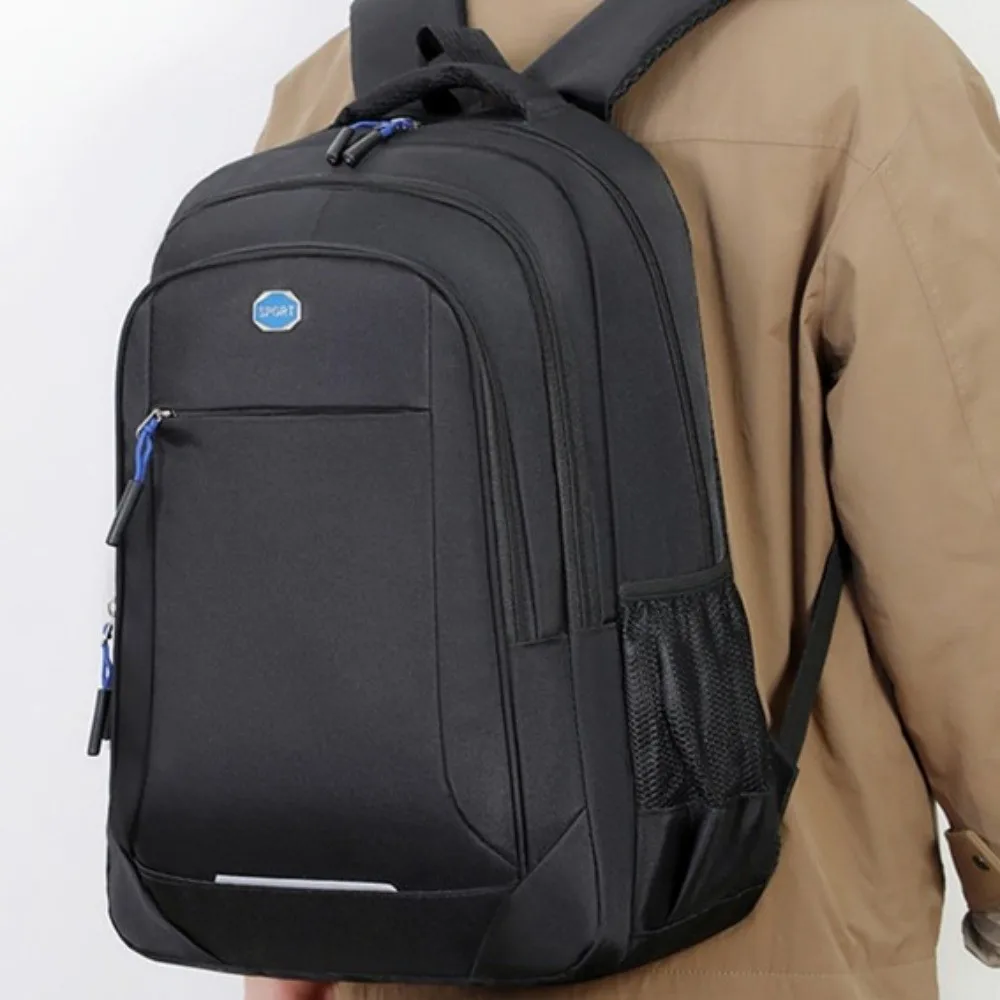 حقائب ظهر كبيرة ذات سعة كبيرة مقاومة للاهتراء من قماش أكسفورد حقيبة مدرسية للطلاب ملابس الشارع مع أشرطة عاكسة حقيبة سفر