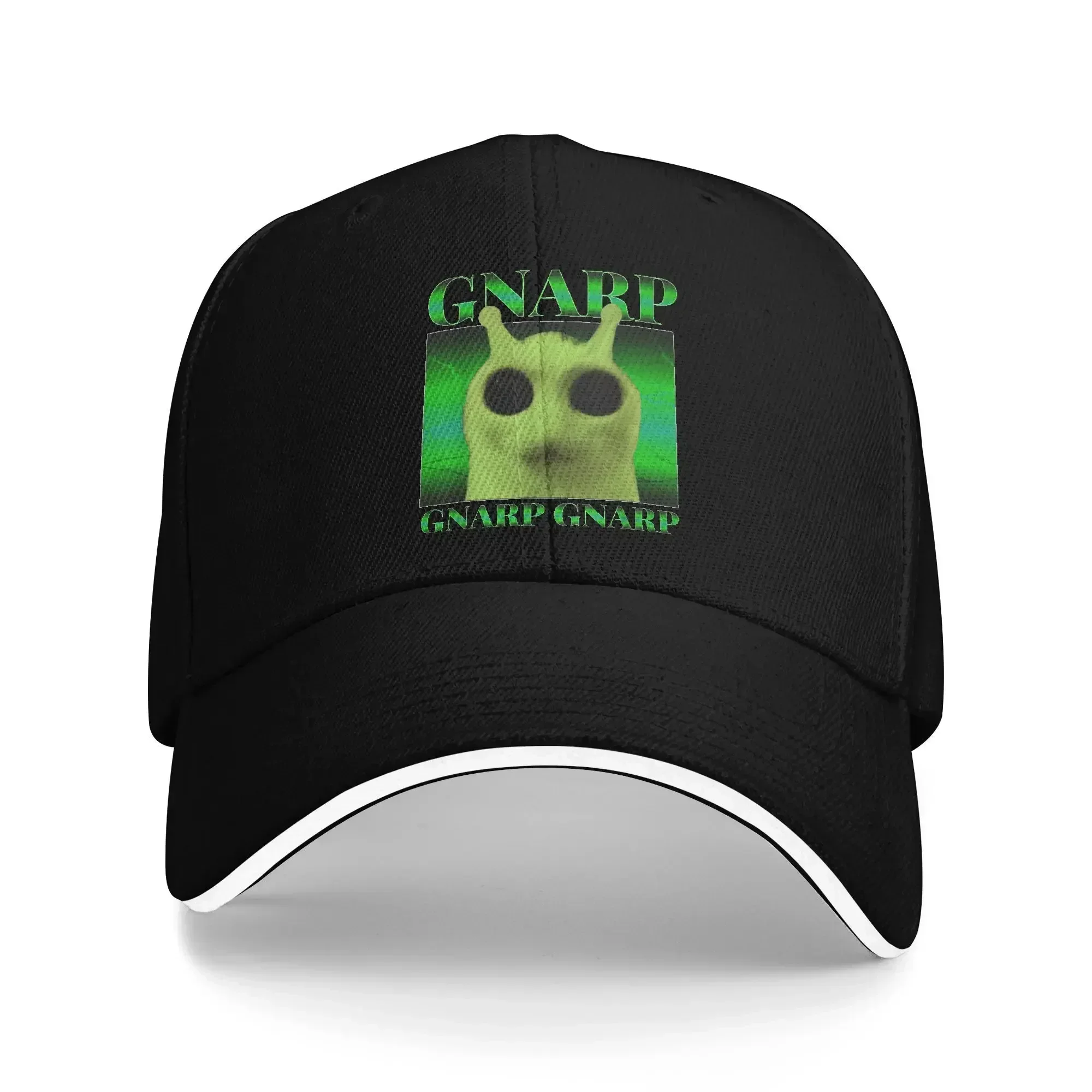 Gnarp Cat Silly Alien Cat Meme Casual Baseball Cap Brainrot Gen Z Meme Gym Hats Spring Breathable Unisex Men Cool Baseball Caps