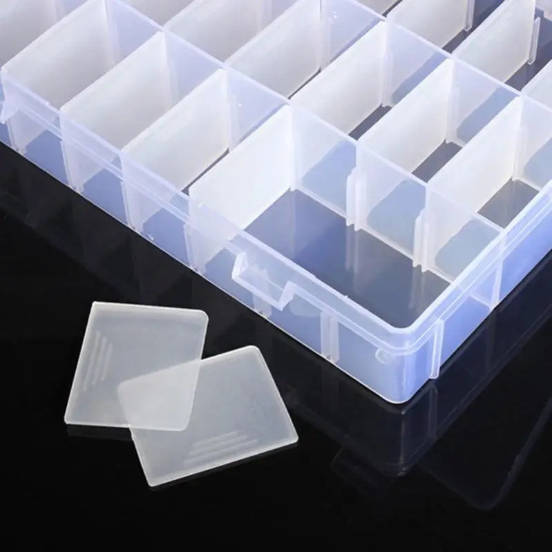 24 Value Electronic Components Storage Assortment Box  Format size of box can be assembled arbitrary
