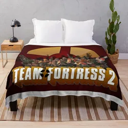 Team Fortress 2 Game Logo Throw Blanket Soft Plaid Sofa Throw blankets and throws Blankets