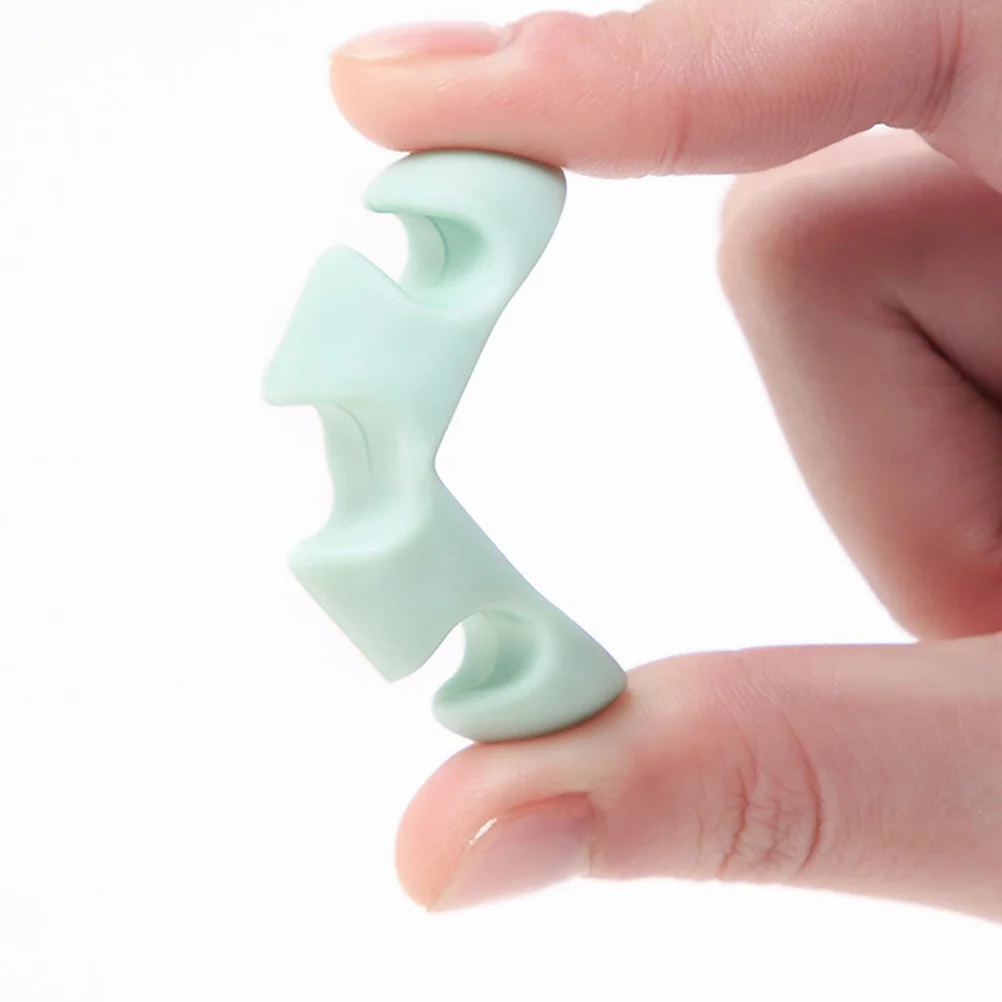 

6pcs Wire Fixator Silicone Cable Holder Clip For Desktop Cord Organizer Home Office Data Line Management Tool Smooth Surfaces