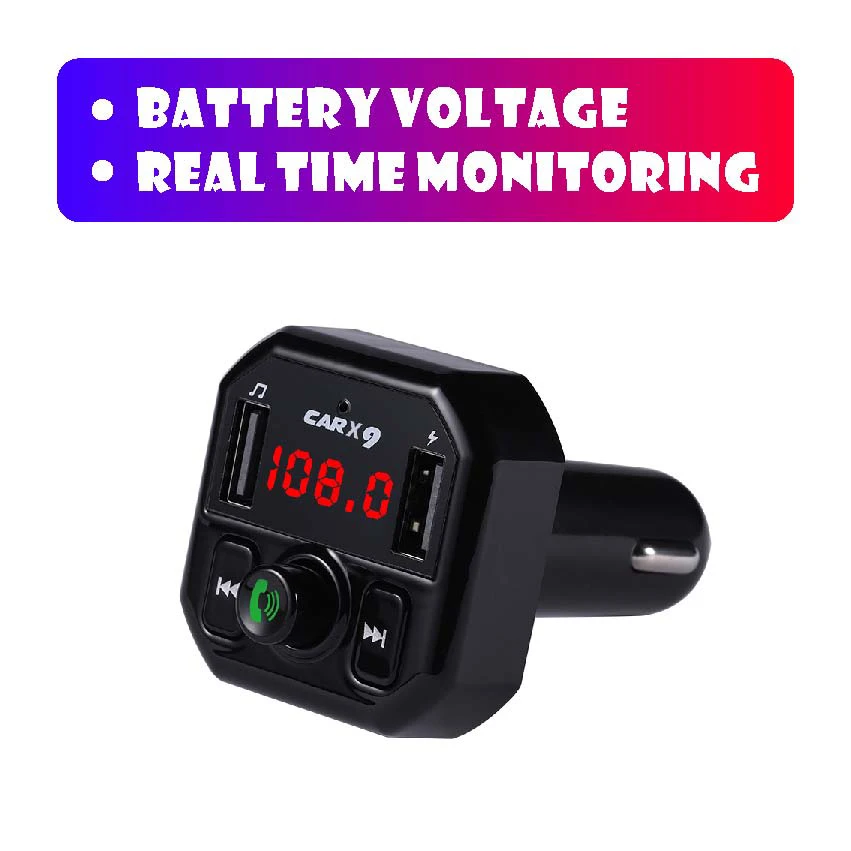 Wireless Car Bluetooth MP3 Player Handsfree for 24V Vehicle Fast Charger FM Transmitter Portable Modulator Dual USB Interface