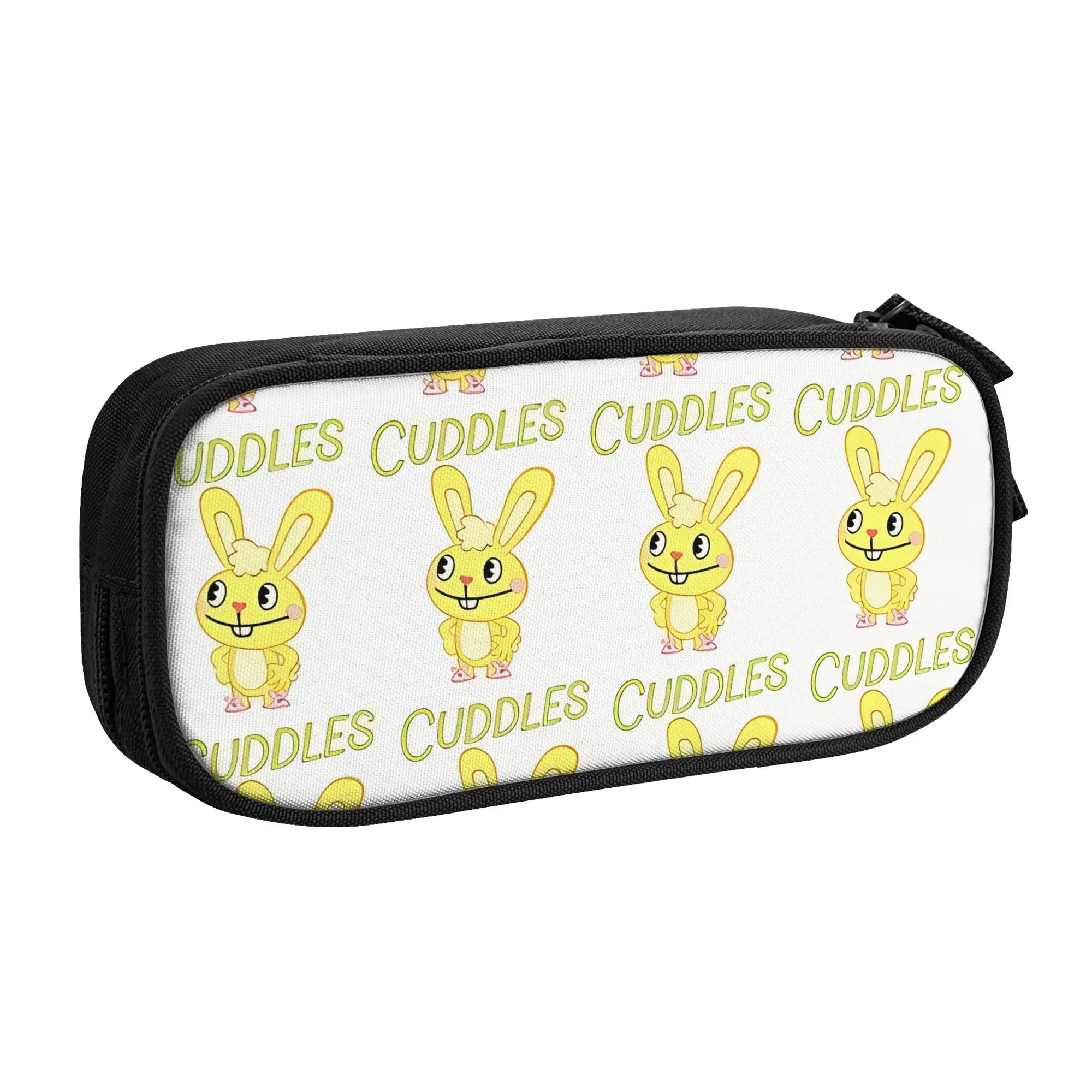 1 Piece Lightweight Whimsical Hare Character  Pencil Case Teen Pen Bag Happy Tree Friends Office Pencil Pouch