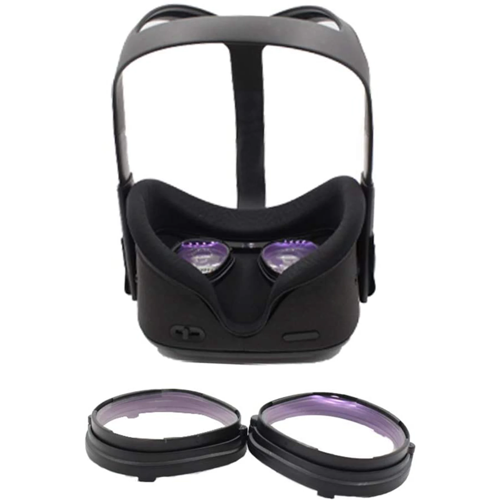 Excellent! for Oculus Quest 2 Anti Blue Light Magnetic Eyeglasses Lens with Frame Protection VR Headset Accessories(0 Degree)