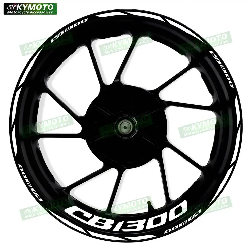 For Honda CB1300 CB 1300 motorcycle accessories 17 inch front and rear wheel hub stickers fairing modified reflective stickers
