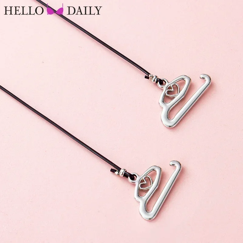 2 Pcs Women's Bra Shoulder Strap Elastic Rope Invisible Non Slip Underwear Shoulder Straps Transparent Adjustable