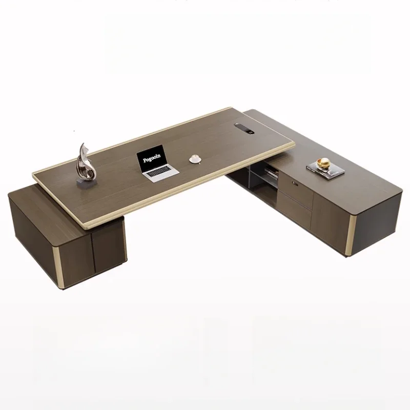 Office Desk Light Luxury Corner Storage Minimalist Computer Desks Furniture