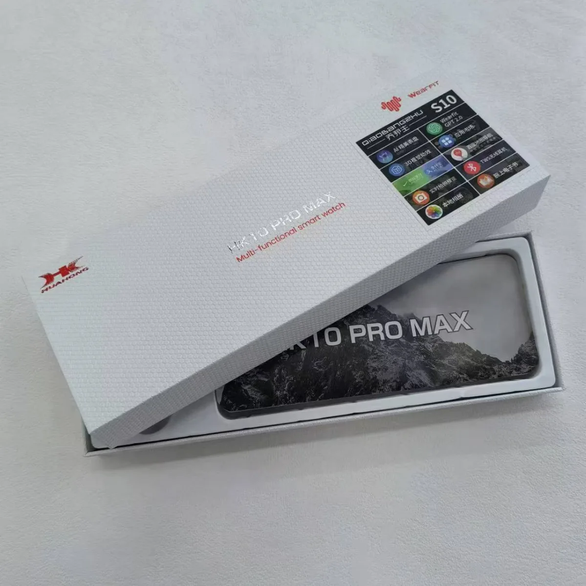 HK10 Pro max 2.02 بوصة AMOLED الرجال النساء ساعة ذكية البوصلة ChatGPT 2.0 الجاذبية الاستشعار ثلاثية الأبعاد ألبوم القائمة 2025 Smartwatch