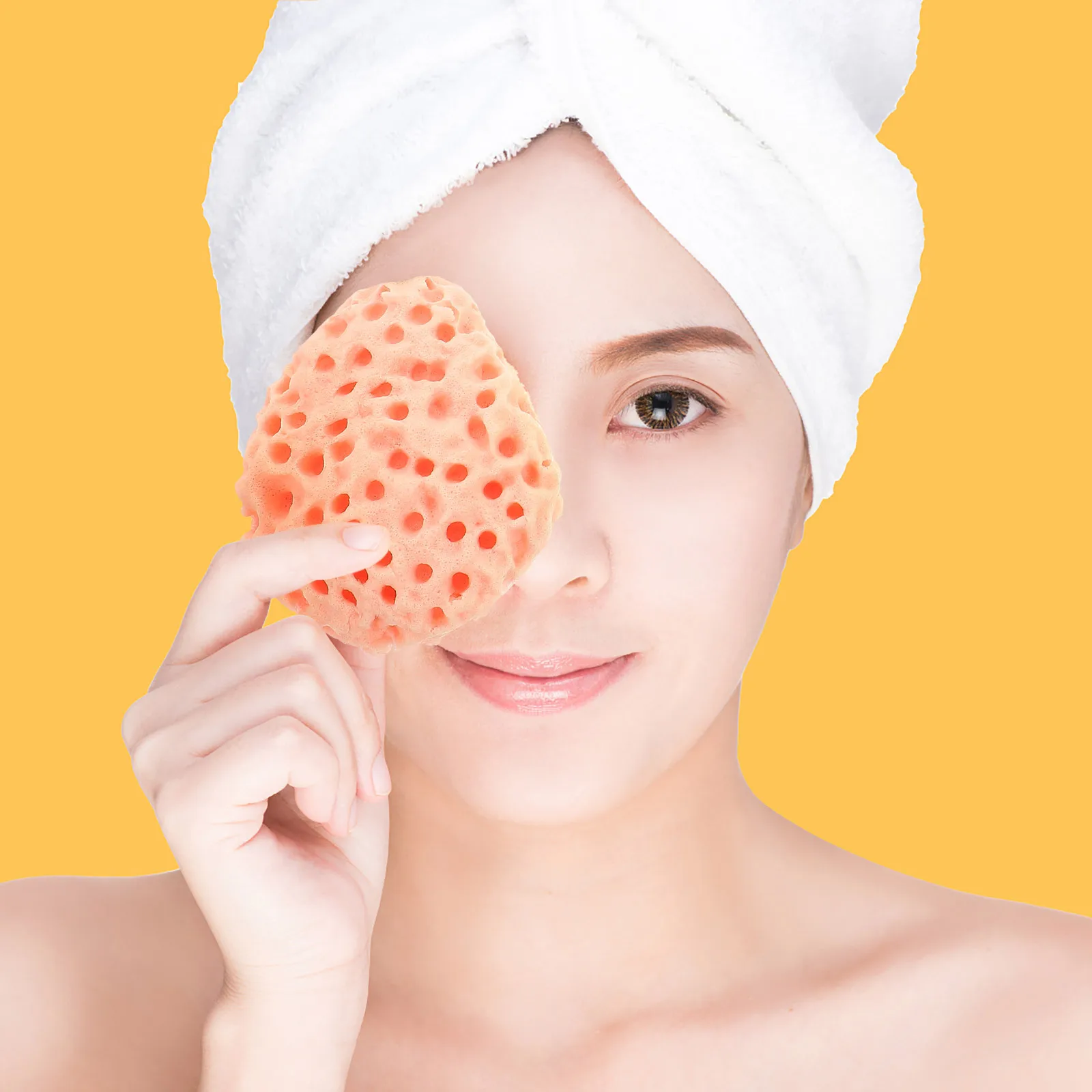 

3pcs Face Wash For Exfoliating Deep Cleansing Pores Portable Facial Sponge Travel Face Scrubber Reusable Makeup Remover Tool