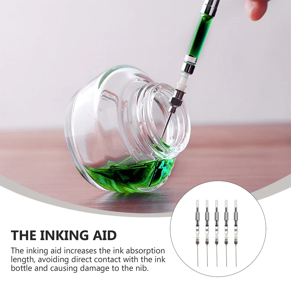 

8 шт., инструмент для заправки чернил, эффективная авторучка, устройство для поглощения чернил, длительный гладкий поток для студентов, пишущих потребности