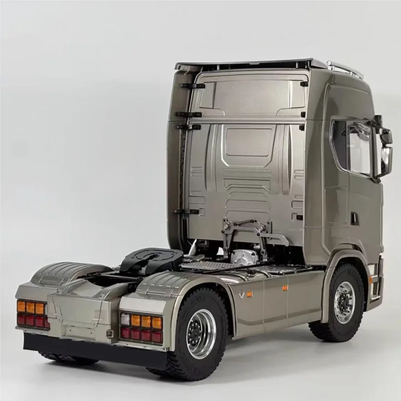 1:14 RC Tractor Truck 770S Differential Locks 2Speed Gearbox 4WD Lights Sounds Remote Control Lorry Car for TAMIYA Trailer