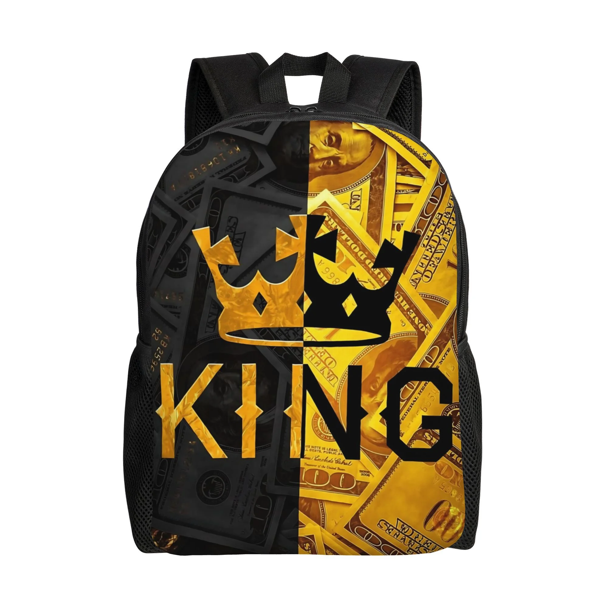 

1 KING backpack with crown | Popular Christmas Gifts, First Day of Back-to-School Season, Sturdy Shoulder Bag