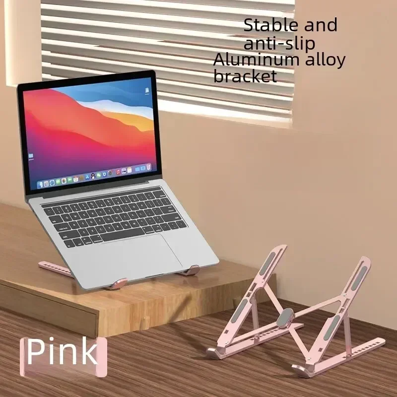 Składane laptopy biurkowe stojak ze stopu metali aluminium Notebook regulowany przenośny uchwyt na laptopa wsparcie dla Ipad Tablet Macbook