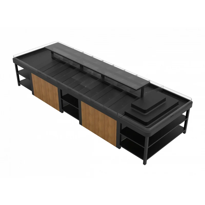 benutzerdefinierte. Supermarkt-Layout-Design, Supermarktmarkt, Produkte, Einzelhandel, Lebensmittel, Gemüse, Convenience-Store